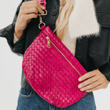 Westlyn Woven Bum Bag *NEW COLORS ADDED*: Brown