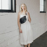 Woven Westlyn Bum Bag: Gray