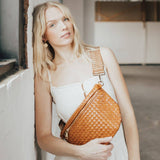 Woven Westlyn Bum Bag: Gray