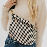 Westlyn Woven Bum Bag *NEW COLORS ADDED*: Checkered Brown