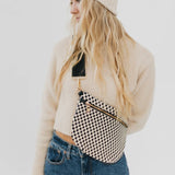 Westlyn Woven Bum Bag *NEW COLORS ADDED*: Checkered Brown