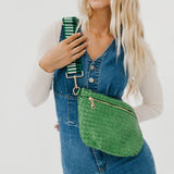 Westlyn Woven Bum Bag *NEW COLORS ADDED*: Checkered Brown
