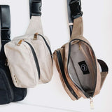Tuscany Sling Bag: Khaki