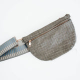 Woven Westlyn Bum Bag: Gray