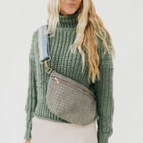 Westlyn Woven Bum Bag *NEW COLORS ADDED*: Checkered Brown