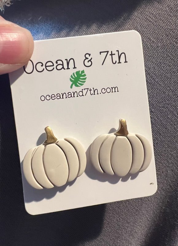 Pumpkin earrings