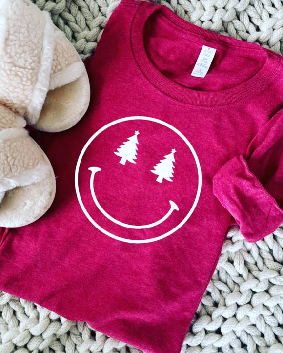 Christmas Tree smiley top