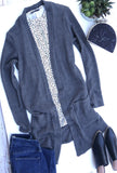 Waffle knit Cardi
