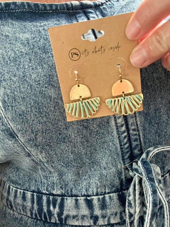 Half moon heaven earrings