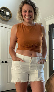 Twisted crop top