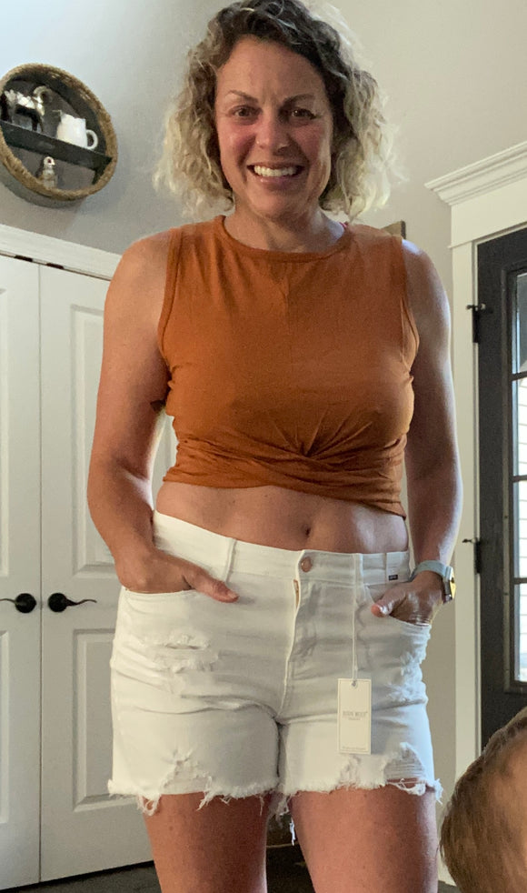 Twisted crop top