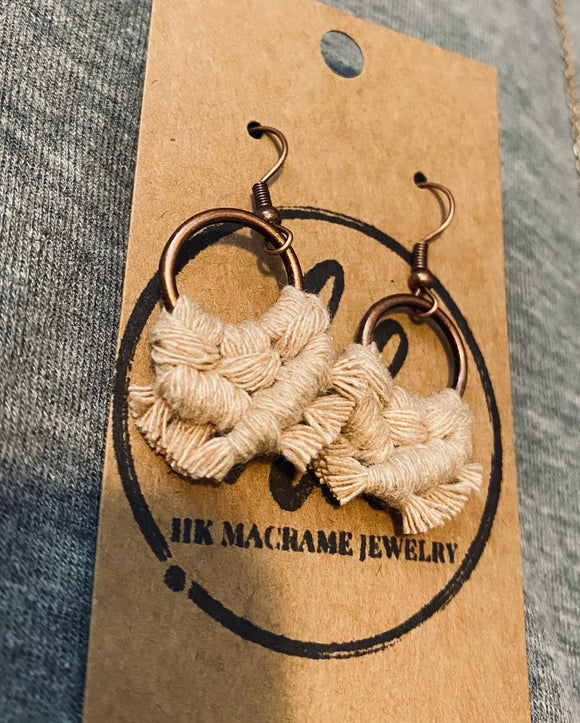 Macrame hoops