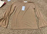 Trumpet sleeve top
