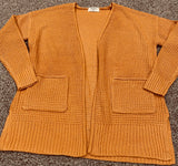 Waffle knit Cardi