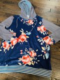 Floral hoodie
