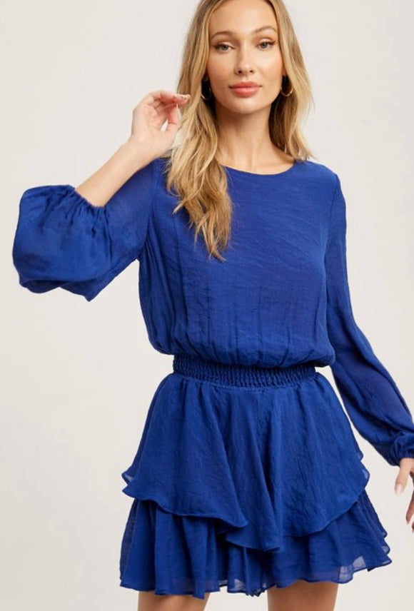 Tiered flounce romper