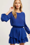 Tiered flounce romper