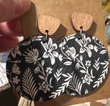 wood earrings
