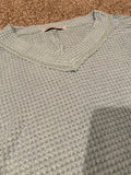 V neck bell sleeve top