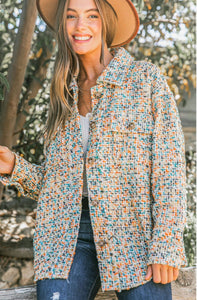 Tweed  Shacket