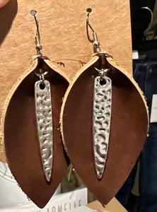 teardrop drop earrings