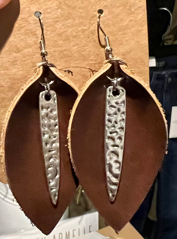 teardrop drop earrings