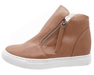 Zipper ankle sneaks