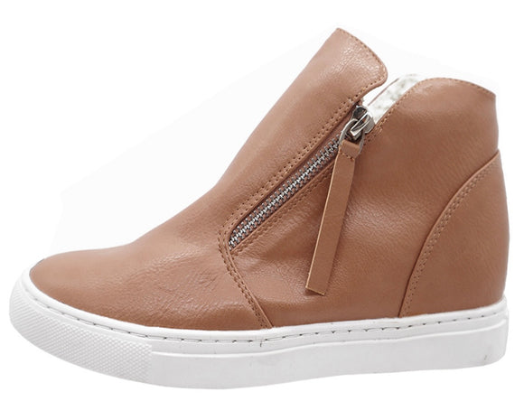 Zipper ankle sneaks