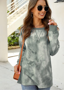 Tie dye loose fit top