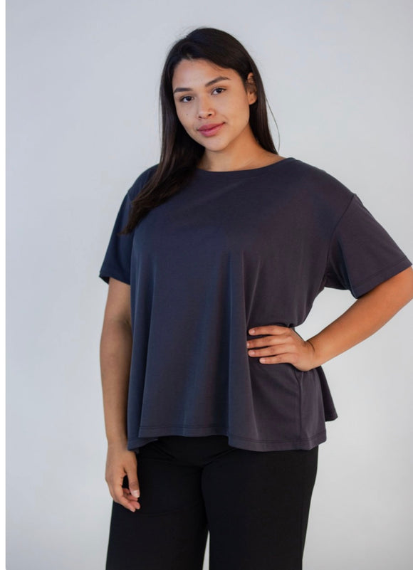 Cross Over Short Sleeve Top