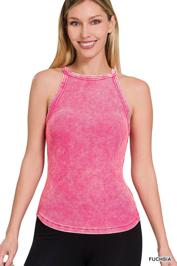 VINTAGE WASHED RIBBED CAMI