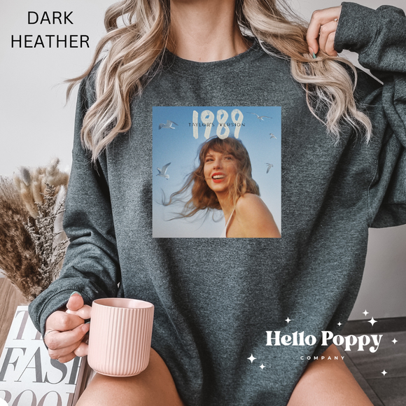 Taylor Swift 1989 Taylor's Version Album Cover Crewneck